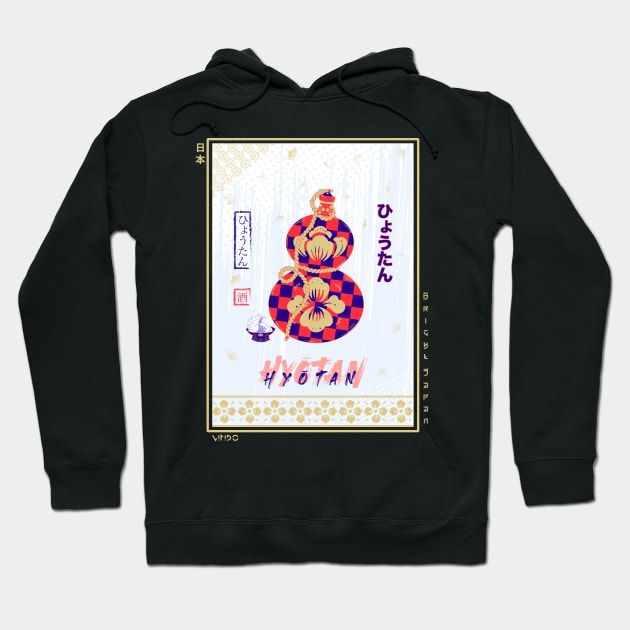 Hyotan ukiyo-e Hoodie by Wimido